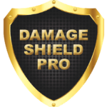 Damage Shield Pro Logo with Transparent Background